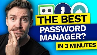 What are the BEST Password Managers 2024 🚀 Quick 3 Minute Review [upl. by Cartan]