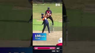 Akif Khan 15656 vs Delhi  Tennis ball record  NPL3  Live on Gully91 [upl. by Certie]