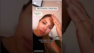 Betrayal Trauma Survivors Listen betrayalrecovery emotionalabuse yournotcr love fypシ゚viral [upl. by Neerual]