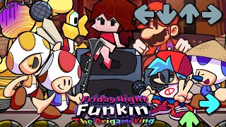 PghLFilms Meets Paper Mario And The Origami King in Friday Night Funkin [upl. by Akemihs340]