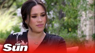 Meghan Markle claims Palace BANNED her from previous Oprah interview in bombshell clip [upl. by Yatnohs]