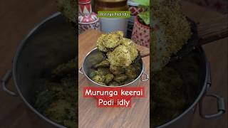 Moringa Podi Idly  Murungakeerai Podi Idly  shortsvideo shorts pravzkitchen [upl. by Diskin]