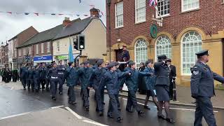 Pershore Remembrance Sunday Parade 2023 [upl. by Gniliem912]