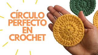 Cómo TEJER un CÍRCULO PERFECTO en CROCHET💡Fácil [upl. by Fritz]