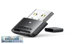 Ugreen USB bluetooth 53 Adapter WIN10 Free Drive Audio Receiver for PC Review [upl. by Eldrida]