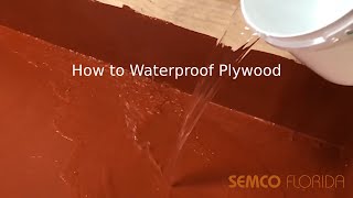 How to Waterproof Plywood [upl. by Sucramad]