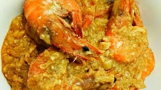 SALTED EGG BUTTERED SHRIMP  Shrimp Recipe [upl. by Akimik379]