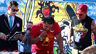 Guinness World Record Carolina Reaper Eating Contest 2017 [upl. by Berkeley]