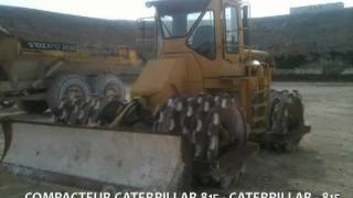 Compacteur à pieds de mouton CATERPILLAR 815 [upl. by Adnirual284]