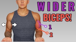 How To Get WIDERTHICKER Looking Biceps Full Biceps Workout [upl. by Methuselah]