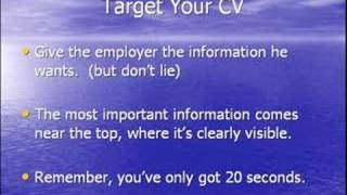 CV Writing How to Write Your Resume [upl. by Free]