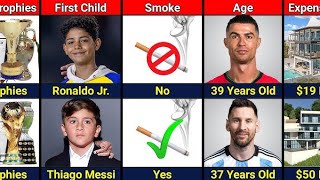 Comparison Ronaldo VS Messi [upl. by Euqinehs]