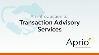 Introduction to Transaction Advisory Services [upl. by Savannah]