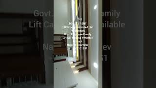 TOLET  RENT 3 Bhk Semi Furnished Flat For Bankers Govt Employee Family Lift Car Parking Available [upl. by Yenoh295]