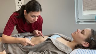 ASMR Abdominal Physical Assessment amp Massage  Feet Exam Babinski amp Tuning Fork Tests [upl. by Walczak]