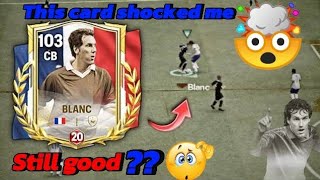 Laurent Blanc 🇫🇷 fc mobile review 🤯🤯 better than all CB best CB in fc mobile💯 gameplay fc25 fifa [upl. by Anej585]