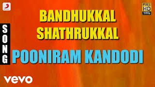 Bandhukkal Shathrukkal  Pooniram Kandodi Malayalam Song  Jayaram Rohini Mukesh [upl. by Anrahs]