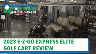 2023 EZGO Express L6 Review at Lake Erie Golf Cars [upl. by Amsaj]