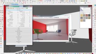 VRay for Sketchup Color Bleeding [upl. by Lederer284]