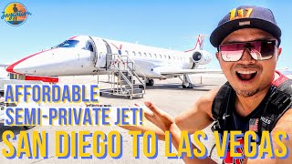 AFFORDABLE SemiPrivate Flights on JSX from San Diego to Las Vegas [upl. by Macdermot]