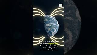 Solar Storms and Their Impact on Earth’s Atmosphere shorts [upl. by Ahseiyt]