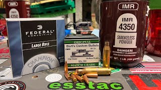 243 Winchester  Tikka T3  final load development  Lapua brass  IMR4350  Bart’s custom bullets [upl. by Norvell829]