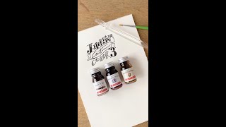 JHERBIN 鮮やか＆シックな秋カラーインク3色 [upl. by Swiercz]