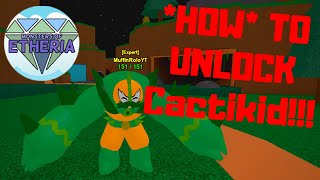 HOW TO UNLOCK CACTIKID IN MONSTERS OF ETHERIA [upl. by Chaworth]