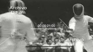 Campeonato mundial de esgrima en La HabanaCuba 1969 [upl. by Ydnis]