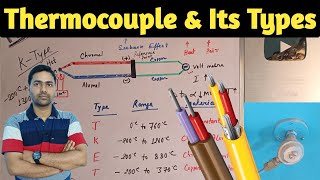 Thermocouple  Working and Principle of Thermocouple  Types of Thermocouple [upl. by Mencher17]