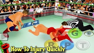 HOW TO INJURY QUICKLY A WRESTLING REVOLUTION 3D  adamislive01 [upl. by Thaxter224]