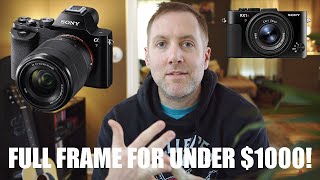 Full Frame Mirrorless Cameras UNDER 1000 used [upl. by Annahaj702]