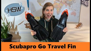 Scubapro Go Travel Fin Review [upl. by Bilek286]