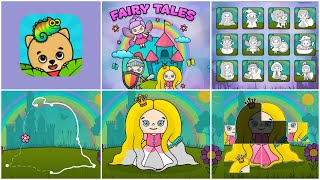 🎮 BIMI BOO Toddler Puzzle Games For Kids  Part 4  Fairy Tales [upl. by Eaj852]