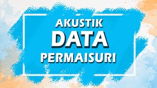 Data  Permaisuri  Karaoke  Akustik  Lirik [upl. by Desberg590]