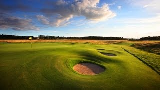 Muirfield par3 16th hole  2013 Open Championship holebyhole guide [upl. by Charry786]