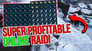 ONLINE ICE CAVE RAID  ARK Small Tribes Official PvP  ARK Survival Evolved [upl. by Corbett]