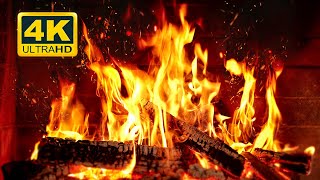 🔥 Cozy Fireplace 4K 12 HOURS Fireplace with Crackling Fire Sounds Crackling Fireplace 4K [upl. by Sly751]