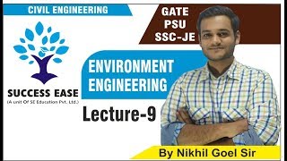 Lec09  Disinfection By Nikhil Sir  Civil Engg  GATE  SSC JE  PSU  SUCCESS EASE [upl. by Odelia]