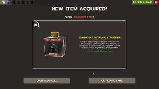 Using one of the rarest strangifiers in tf2 TF2 [upl. by Yenohtna]