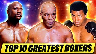 Top 10 Greatest Boxers of all time [upl. by Eleumas]