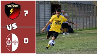 FOLGORE  CASTELDACCIA 70  11ª GIORNATA ECCELLENZA GIRONE A [upl. by Rocray189]