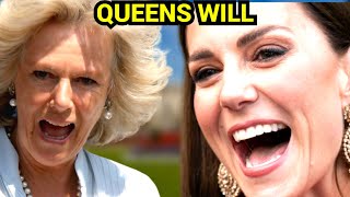 Camilla is FuriousThe late queen left INCREDIBLE jewellery to Catherine and she didnt [upl. by Hceicjow]