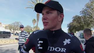 Arthur Kluckers  Interview at the finish  Stage 4  Volta ao Algarve em Bicicleta 2024 [upl. by Hannon575]