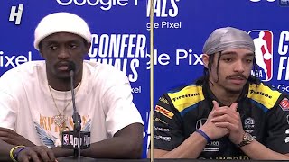 Pascal Siakam amp Andrew Nembhard talk Game 3 Loss vs Celtics Postgame Interview 🎤 [upl. by Jeggar]