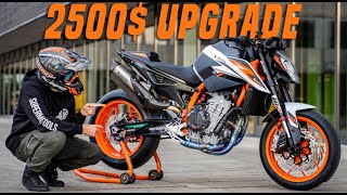 UPGRADED KTM 890 DUKE R 2020  RokON VLOG 104 [upl. by Atterehs38]