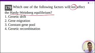 Which one of the following factors will not affect the HardyWeinberg equilibrium 1 Genetic drift [upl. by Renckens55]