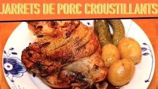 Jarrets de porc croustillants au four  Sweinhaxn allemand pour Oktoberfest  Recette  208 [upl. by Maure]