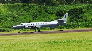 Regional Security System RSS  Swearingen Metroliner III Action  Dominica [upl. by Raji]