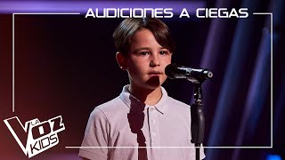 Oliver Catalá canta quotTraitorquot  Audiciones a ciegas  La Voz Kids Antena 3 2024 [upl. by Nairred]